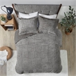 Madison Park Arctic Fur Down Comforter Mini Set in Grey King/Cal King