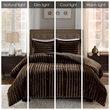 Madison Park Duke Faux Fur Comforter Mini Set in Chocolate King/Cal King