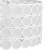 Hampton Hill Abbot 4-Light Glass Drum Shade Chandelier in White