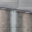 Madison Park Zuri 4PC Faux Fur Comforter Set in Blush/Grey King