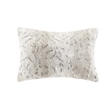 Madison Park Zuri 4PC Faux Fur Comforter Set in Snow Leopard King