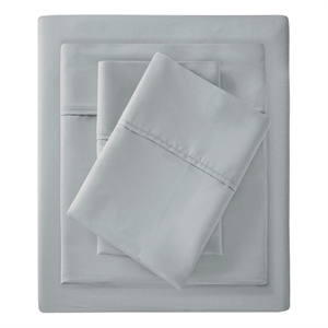 Madison Park 1500 Thread Count Cotton Blend 2 PC Pillowcases in Grey King
