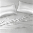 Madison Park Essentials Satin Luxury 2 PC Pillowcases in Light Grey Standard