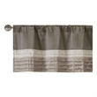 Madison Park Amherst Polyoni Pintuck Window Valance in Natural