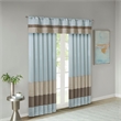 Madison Park Amherst Polyoni Pintuck Window Valance in Blue