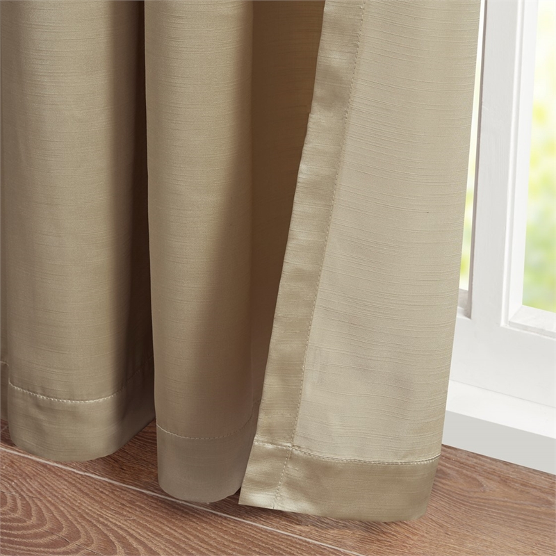 Croscill Avignon Pleat Curtain Panel with Tieback (Single) in Champagne 52x96