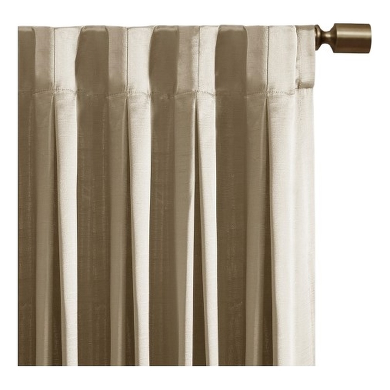 Croscill Avignon Pleat Curtain Panel with Tieback (Single) in Champagne 52x96