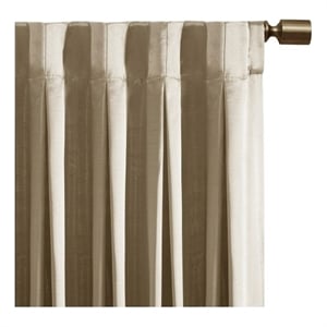 Croscill Avignon Pleat Curtain Panel with Tieback (Single) in Champagne 52x96&quot