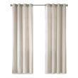 Madison Park Englewood Solid Dyed Grommet Top Window Panel in Natural 50x95