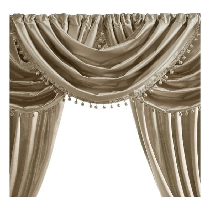 Croscill Classics Avignon Waterfall Valance (Single) in Champagne 38x46