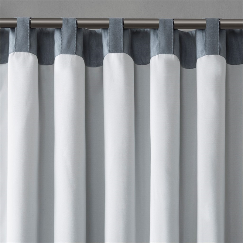 Madison Park Andora Window Curtain in Blue 50x84