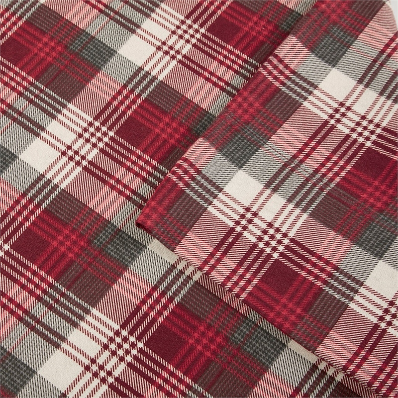 Woolrich Flannel Sheet Set in Red Plaid King