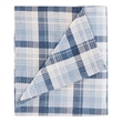 Woolrich Flannel Sheet Set in Blue Plaid King