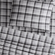 Woolrich Flannel Sheet Set in Grey Plaid King