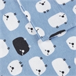 Woolrich Flannel Sheet Set in Blue Sheep King