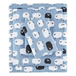 Woolrich Flannel Sheet Set in Blue Sheep King