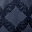SunSmart Bentley Ogee Knitted Jacquard Total Blackout Panel in Navy