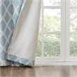 SunSmart Blakesly Printed Ikat Blackout Panel in Aqua