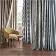 SunSmart Blakesly Printed Ikat Blackout Panel in Aqua