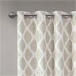 SunSmart Blakesly Printed Ikat Blackout Panel in Taupe