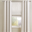 SunSmart Como Tonal Printed Faux Silk Total Blackout Window Panel Pair in Ivory