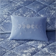 Intelligent Design Felicia Velvet Comforter King/Cal King Set in Blue