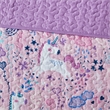 Urban Habitat Lola Unicorn Cotton Quilt Set with Throw Pillows in Pink