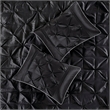 Madison Park Laurel 7-Piece Transitional Fabric Tufted Comforter Set in Black