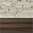 Madison Park Serene 7-Piece Fabric Embroidered Comforter Set in Green