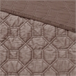 Madison Park Harper 3-Piece Modern Velvet Fabric Quilt Set in Taupe