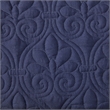 Madison Park Quebec 3-Piece Fabric Fitted Bedspread Set in Navy