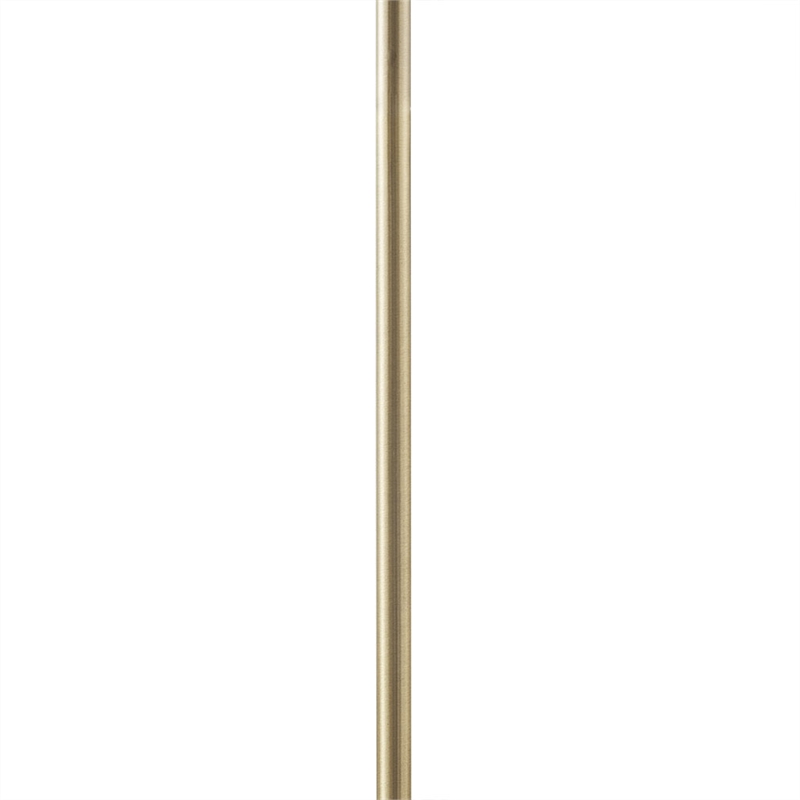 Olliix Helena 6-Light Iron Metal/Frosted Glass Chandelier in Black/Antique Brass