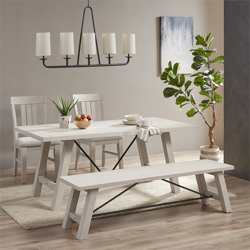 Olliix Serenitie 5-Light Linear Farmhouse Iron Metal Chandelier in Bronze