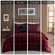 Woolrich Alton 4-PC Fabric Full/Queen Down Alternative Comforter Set - Red/Black