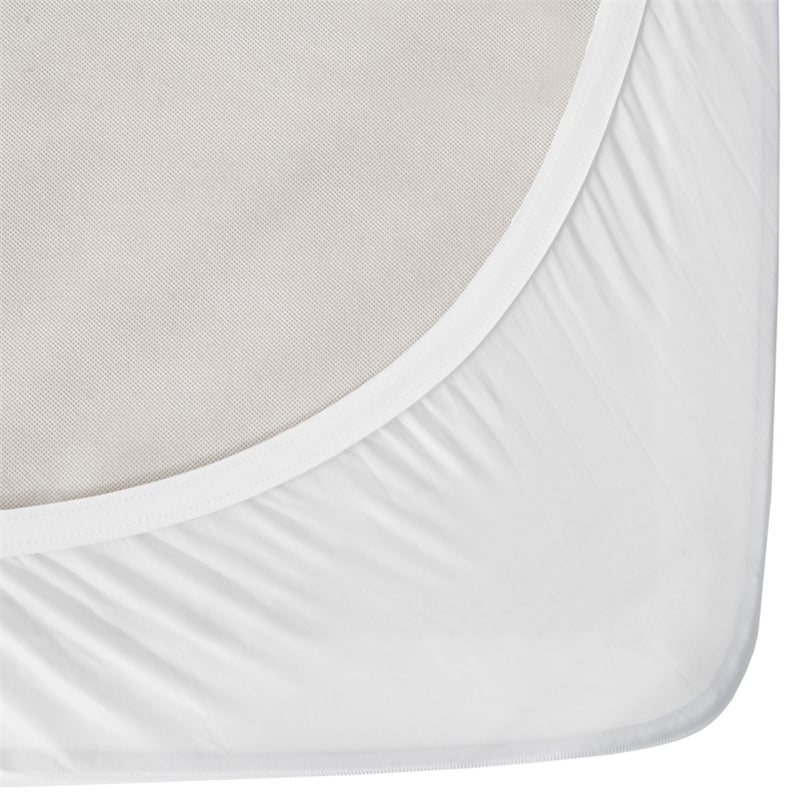 Beautyrest Cool Touch Contemporary Fabric Cal King Heated Mattress Pad in White