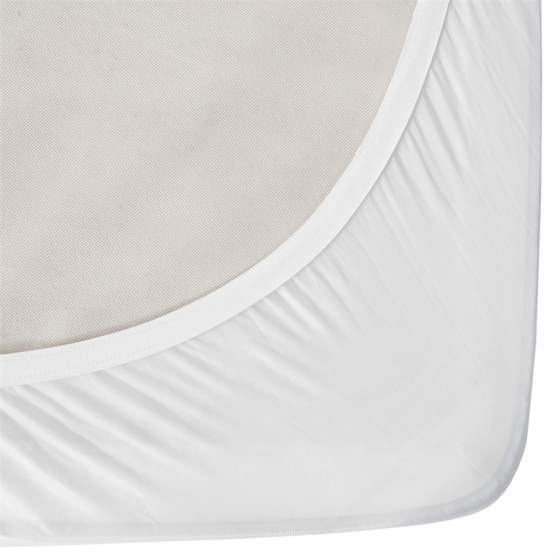 Beautyrest Cool Touch Contemporary Fabric Full Heated Mattress Pad in White
