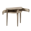 Martha Stewart Crestview Traditional Wood Storage Console Table in Wheat