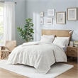 Madison Park Arya 3-Piece Fabric Full/Queen Comforter Mini Set in Ivory