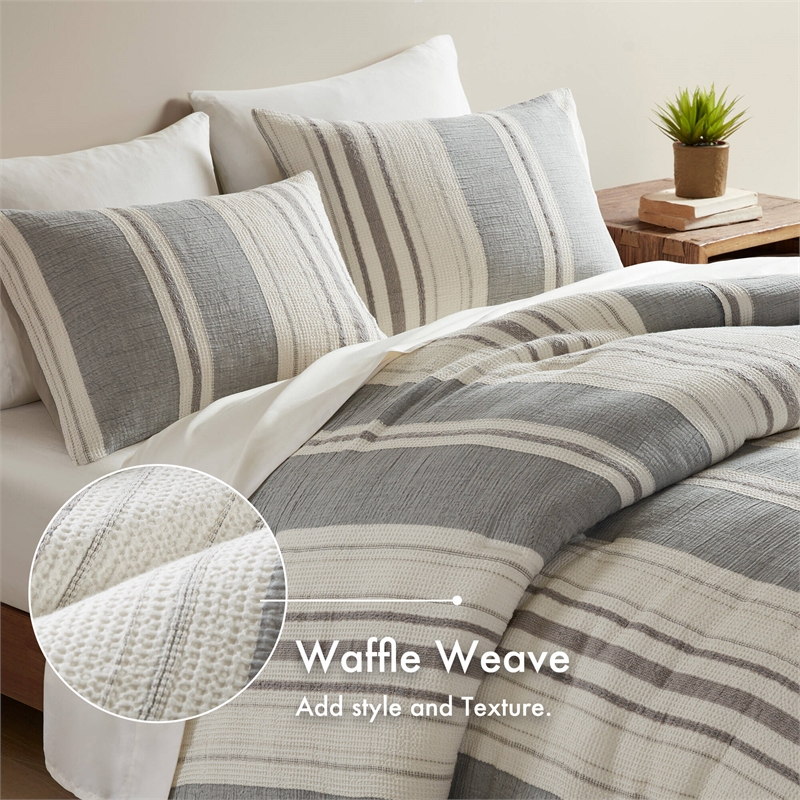 Olliix Woolrich Mesa King/Cal King Comforter Set Cotton in Grey