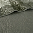 Olliix Madison Park Ridge Daybed Daybed Cover Set Cotton in Grey