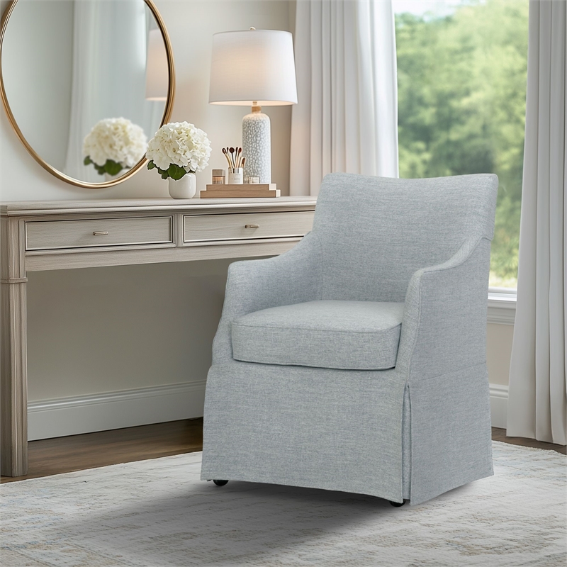Olliix Martha Stewart London Dining Chair Wood/Plywood in Light Blue