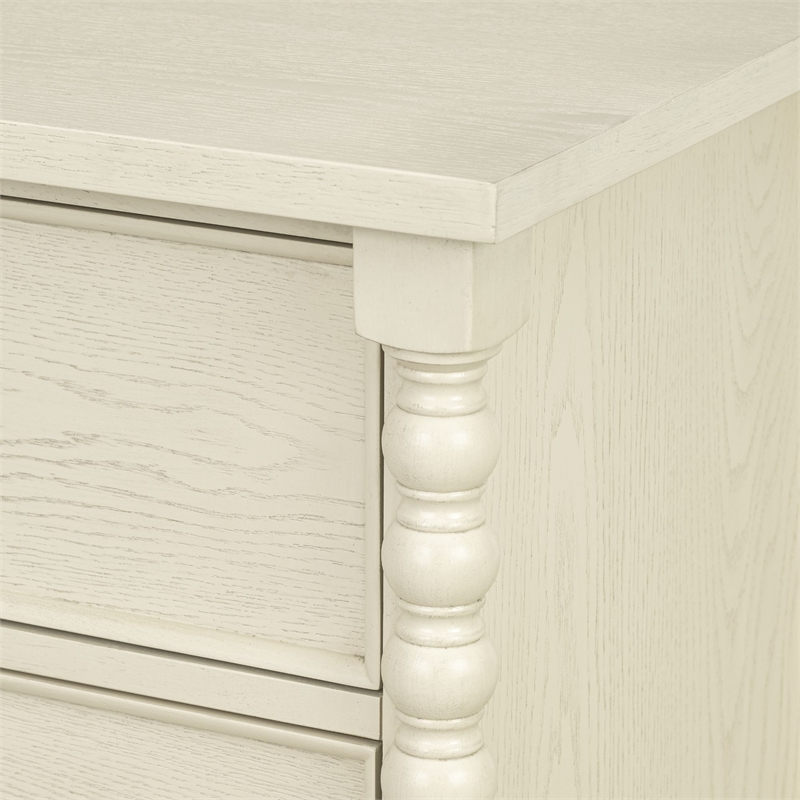 Olliix Madison Park Signature Beckett Dresser MDF/Wood in Antique Cream