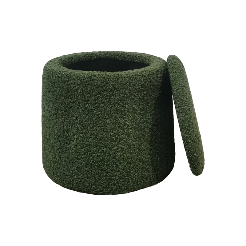 Olliix Chapel Hill Tara Ottoman Wood/Plywood/Fabric in Green