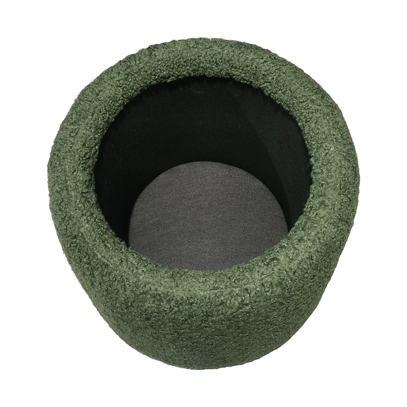 Olliix Chapel Hill Tara Ottoman Wood/Plywood/Fabric in Green