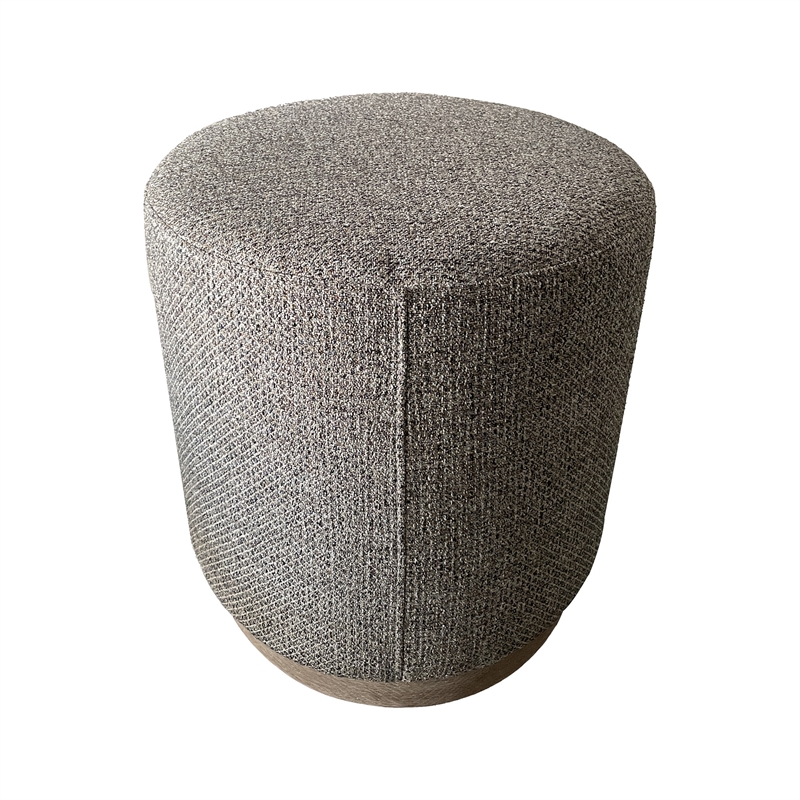 Olliix Chapel Hill Zoe Ottoman Wood/Plywood/Fabric in Navy/Beige