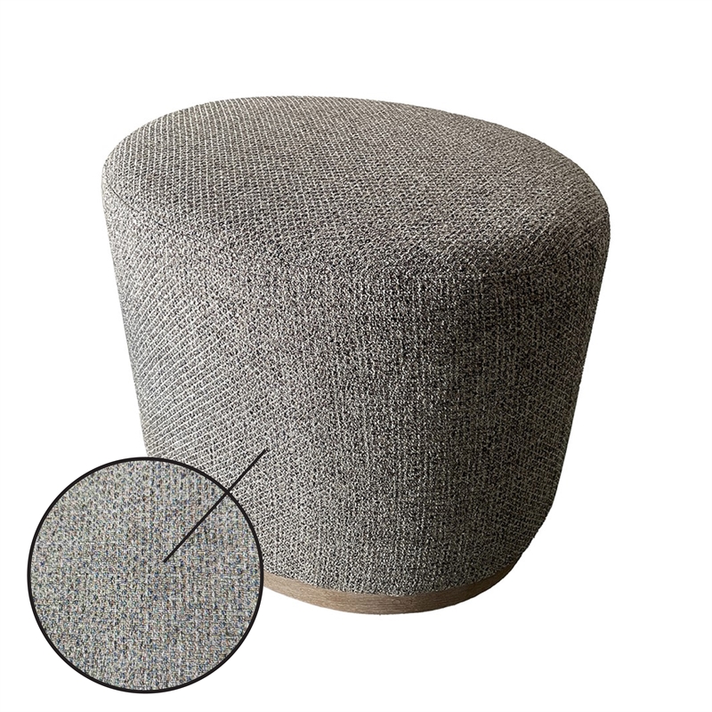 Olliix Chapel Hill Zoe Ottoman Wood/Plywood/Fabric in Navy/Beige