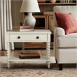 Olliix Madison Park Signature Beckett MDF/Wood End Table in Antique Cream
