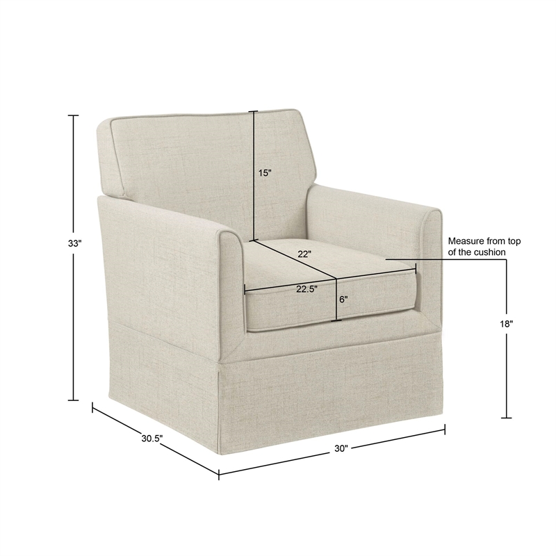Olliix 510 Design Paula Arm Chair Wood/Plywood/Fabric in Cream