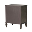 Olliix Madison Park Signature Victoria MDF/Wood Nightstandin Antique Brown