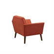 Olliix INK+IVY Newport Set of 2 Lounge Chair Wood/Plywood/Fabric in Spice